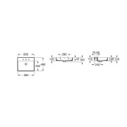 Inspira Sq Lav Pour Unik 60X49 Blan - ROCA A32752C000 