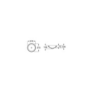 Vasque semi-encastrée Round Inspira Blanc Mat - ROCA A32752R620 