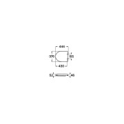 ROCA Access S&C Lunette Fermee Sans Chute Blanc - A80123A004 