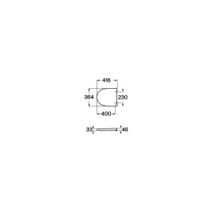 Abattant WC Compact double laqué frein de chute Silencio Blanc MERIDIAN - ROCA A8012AC00B 