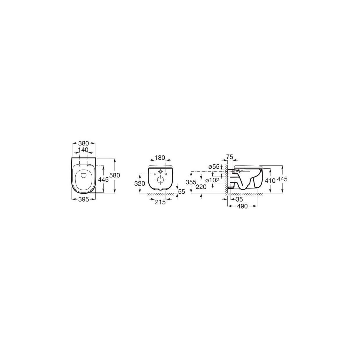 Abattant Bidet Silencio Blanc Mat Beyond  - ROCA A806B8262B 