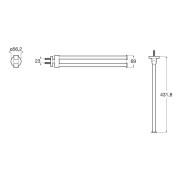 Hotel'S Round Porte-Serviettes Double Rotatif 400Mm Chromé-Roca A817578C00 