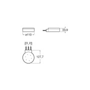 Hotels porte-savon mural blanc mat - ROCA A817591B00 