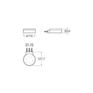 Hotel'S Round Porte-Savon Mural Noir Mat-Roca A817591C40 