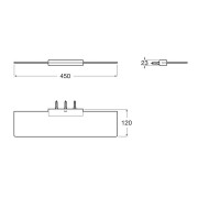 Hotels etagere 450mm blanc mat - ROCA A817593B00 