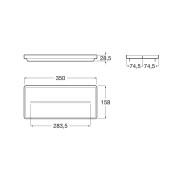 Ona Plateau 350 Mm Vert Mat-Roca A817670C70 