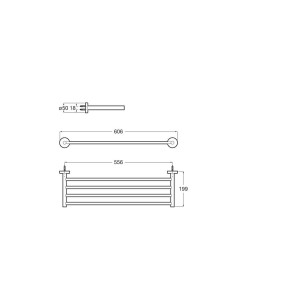 Compas Porte-Serviettes De Réserve - ROCA A817682C00 