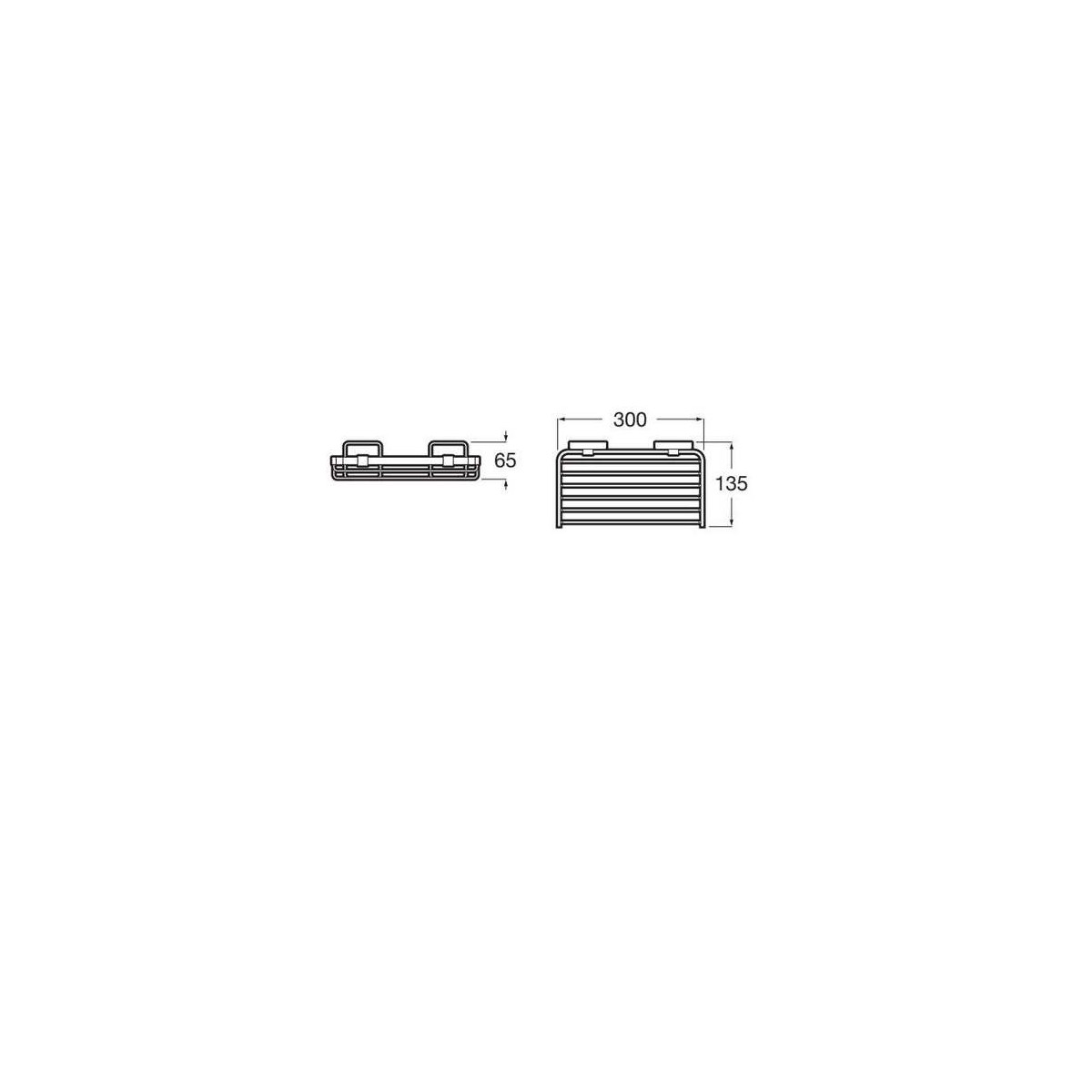Porte Savon Grille 300 Victoria Chrome - ROCA A816688001 