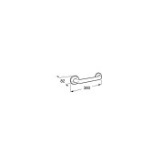 ROCA Access Confort Poignee De Bain Acier Epoxy 300 - A816900009 
