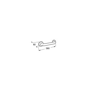 ROCA Access Confort Poignee De Bain Acier Epoxy 300 - A816900009 