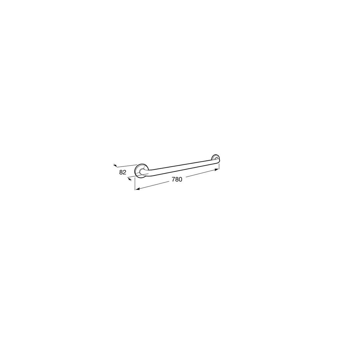 Access Pro Poignee De Bain 700Mm Antibacterien - ROCA A816979009 