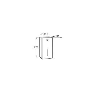 Public Distributeur De Papier Toilette 2 Rouleaux - ROCA A817408002 