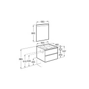 The gap pack 2t 600mm (unik+miroir) blanc brillant - ROCA A851509806 