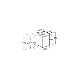 Meuble lave mains Ona Unik 1 Porte 40cm Vert Mat - Roca A851677513 