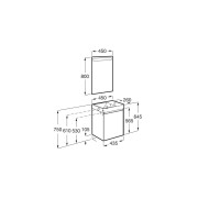 Ensemble Meuble lave-mains Ona 1 Porte 45cm Vert Mat - Roca A851696513 