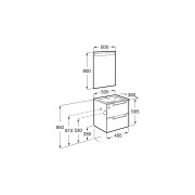 Aleyda Pack Compact 2 Tiroirs 500 Mm Bois Blanchi - ROCA A851829525 