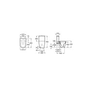 Inspira Rd Cuv Au Sol Cpt 600 Mm Dual Rimless Blanc Mat - ROCA A342529620 
