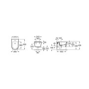 Bidet suspendu Round Inspira beige - ROCA A357525650 