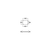 Inspira Sq Abatant Silencio Onyx - ROCA A80153264B 