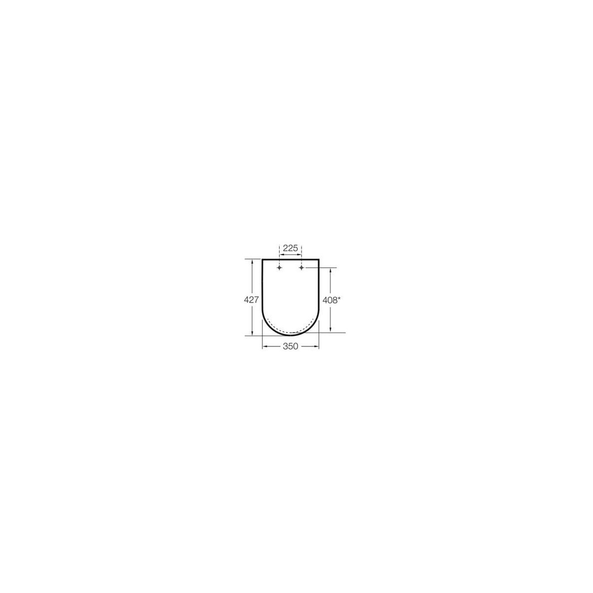 The Gap Sq Cpt Abatant Silencio Slim Decipsable Urea - ROCA A801732001 