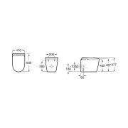 In-wash in-tank insignia wc lavant au sol - ROCA A803105001 