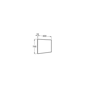 plan Miroir mural rectangulaire Victoria-N 60 x 70 cm - ROCA A812331406