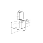 Mini Pack Armoi/45 Laque Blanc - ROCA A855866806 