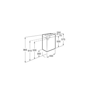 Ensemble de meuble + Lavabo Unik Mini Chene Texture - ROCA A855873155 