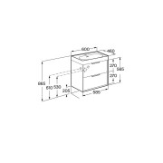 Meridian meubles 2 tiroirs 600 blanc mat - ROCA A858101509 