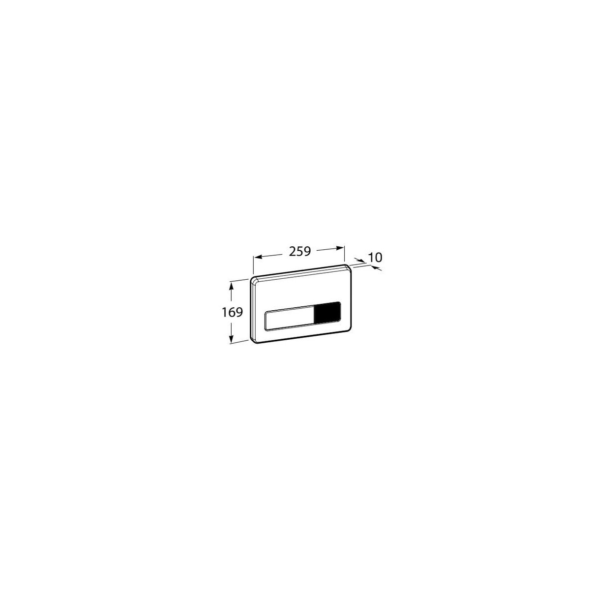Pl3-E One Inox Anti-Vandalisme - ROCA A890097500 