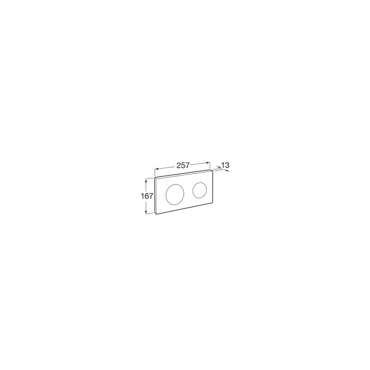 Pl10 One Dual Inox Anti-Vandalisme - ROCA A890189304 
