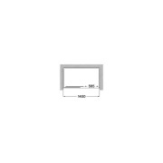 Victoria l2-e 1400 mm chromé - ROCA AM12B5787D0012NMN 