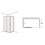 Victoria plus lf-c 750 mm noir - ROCA AM12C2EE7D0016NMN 