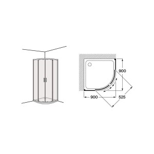 Victoria plus mr 900 mm (r550) noir - ROCA AM12F3847D0016NMN 