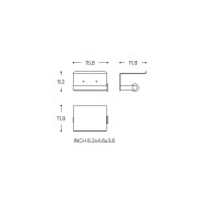 Niara porte-papier toilette avec couvercle pvd or rosé brossé 159x112x88 mm - LAUFEN H3840621680031 