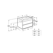 Inspira unik 2 tiroirs 800x490mm magnolia - ROCA A851991556 