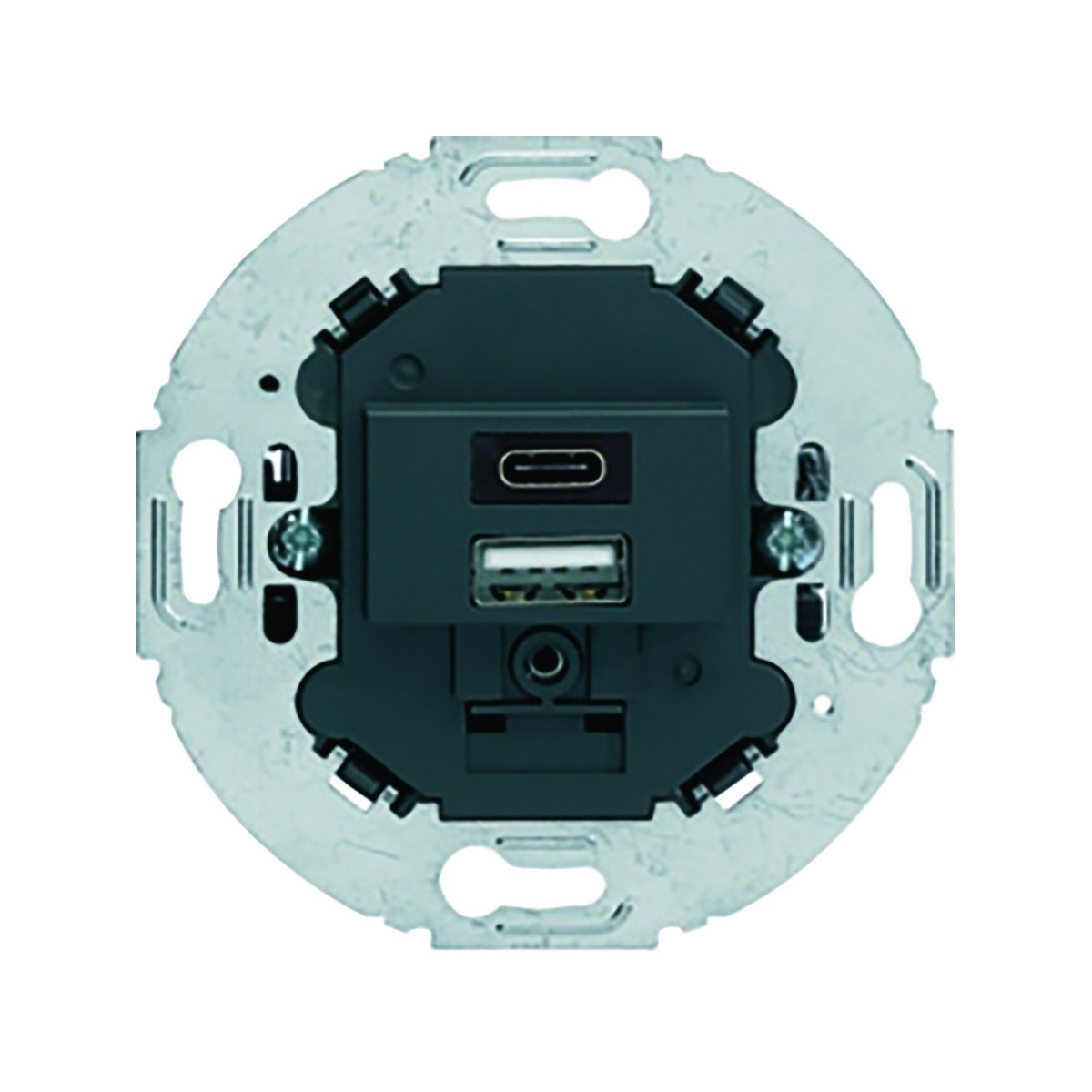 Chargeur USB A+C 1930 Anthracite - HAGER 260415 