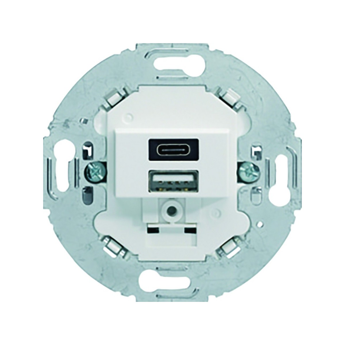 Chargeur USB A+C 1930 Alba - HAGER 260419 