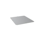 Plaque entrée pleine en AL plaque passe câbles ouverte basse quadro evo 450x600 - HAGER FN4560AL 