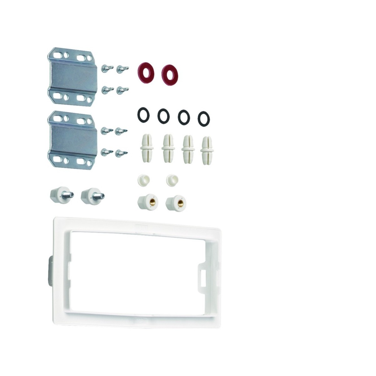 Kit d´association univers, vertical, pour armoires 1 travée P:160/205mm - HAGER FZ441B 