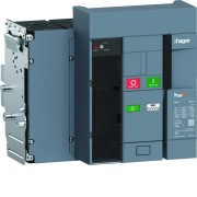 Disjoncteur Ouvert HW1 66kA 1250A 4P Débrochable sans chassis pour TU sentinel - HAGER HW1E412ZB 