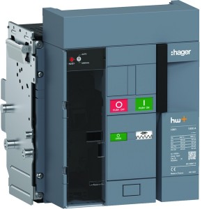 Disjoncteur Ouvert HW1 55kA 1000A 3P Débrochable sans chassis pour TU Sent Ener - HAGER HW1M310ZE 