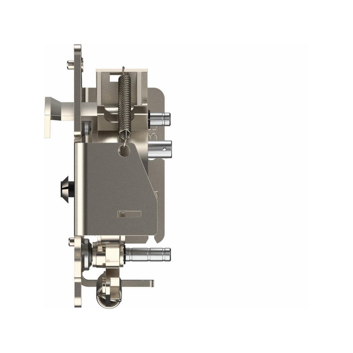 Platine pour interverr.méca. HW2/4 Débro Secours (type 2S) - 1 platine/ACB (MI) - HAGER HWY227H 