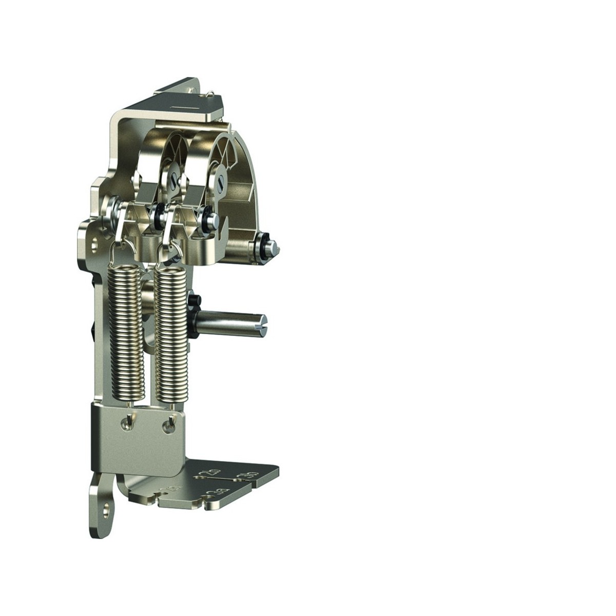 Platine pour interverr.méca. HW1 Fixe Couplage (type 3C) - 1 platine/ACB (MI) - HAGER HWY230H 