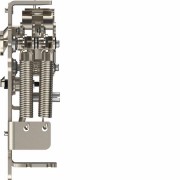 Platine pour interverr.méca. HW2/4 Fixe Couplage (type 3C) - 1 platine/ACB (MI) - HAGER HWY232H 