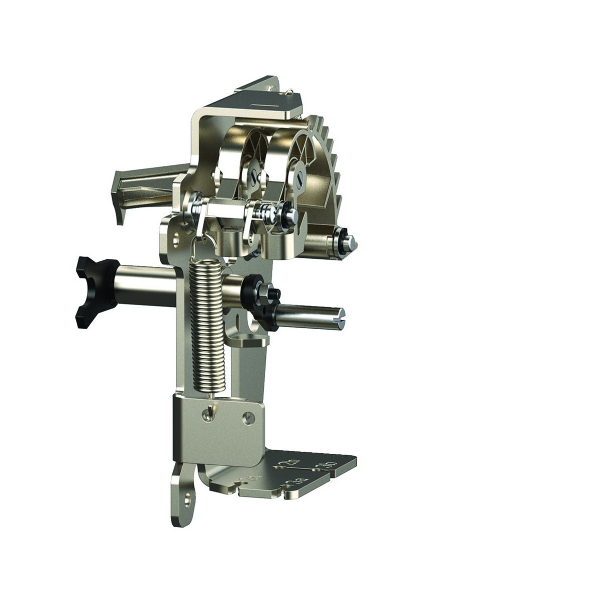 Platine pour interverr.méca. HW1 Débro Secours (type 3S) - 1 platine/ACB (MI) - HAGER HWY235H 