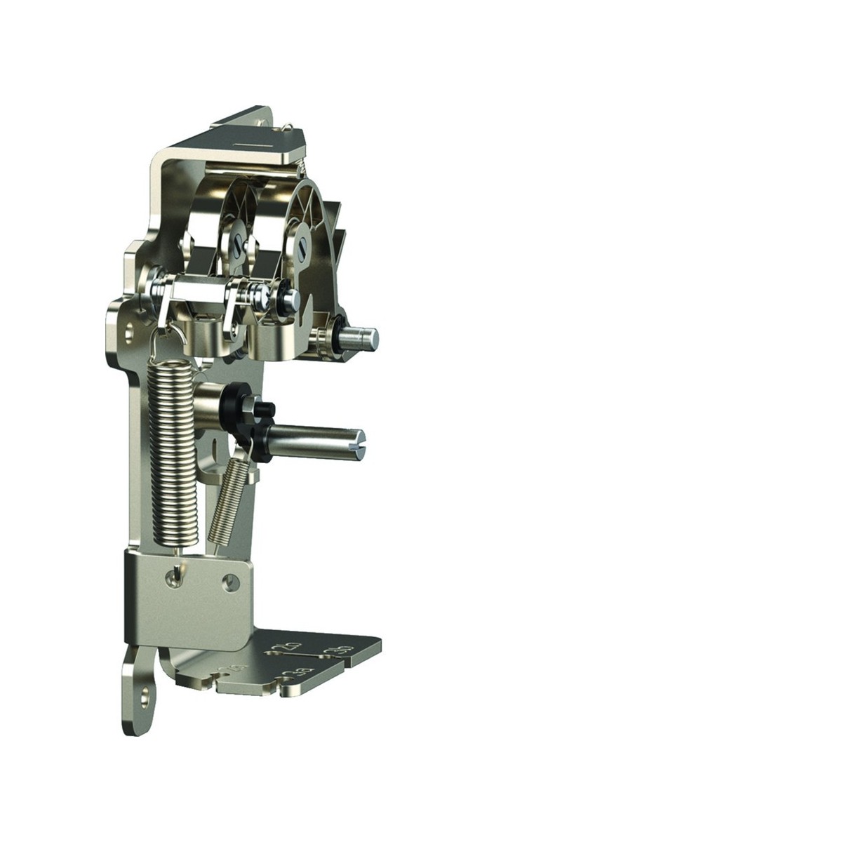 Platine pour interverr.méca. HW2/4 Débro Secours (type 3S) - 1 platine/ACB (MI) - HAGER HWY237H 