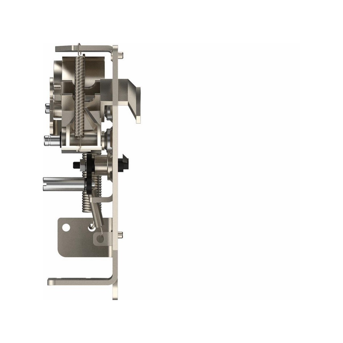 Platine pour interverr.méca. HW2/4 Débro Secours (type 3S) - 1 platine/ACB (MI) - HAGER HWY237H 