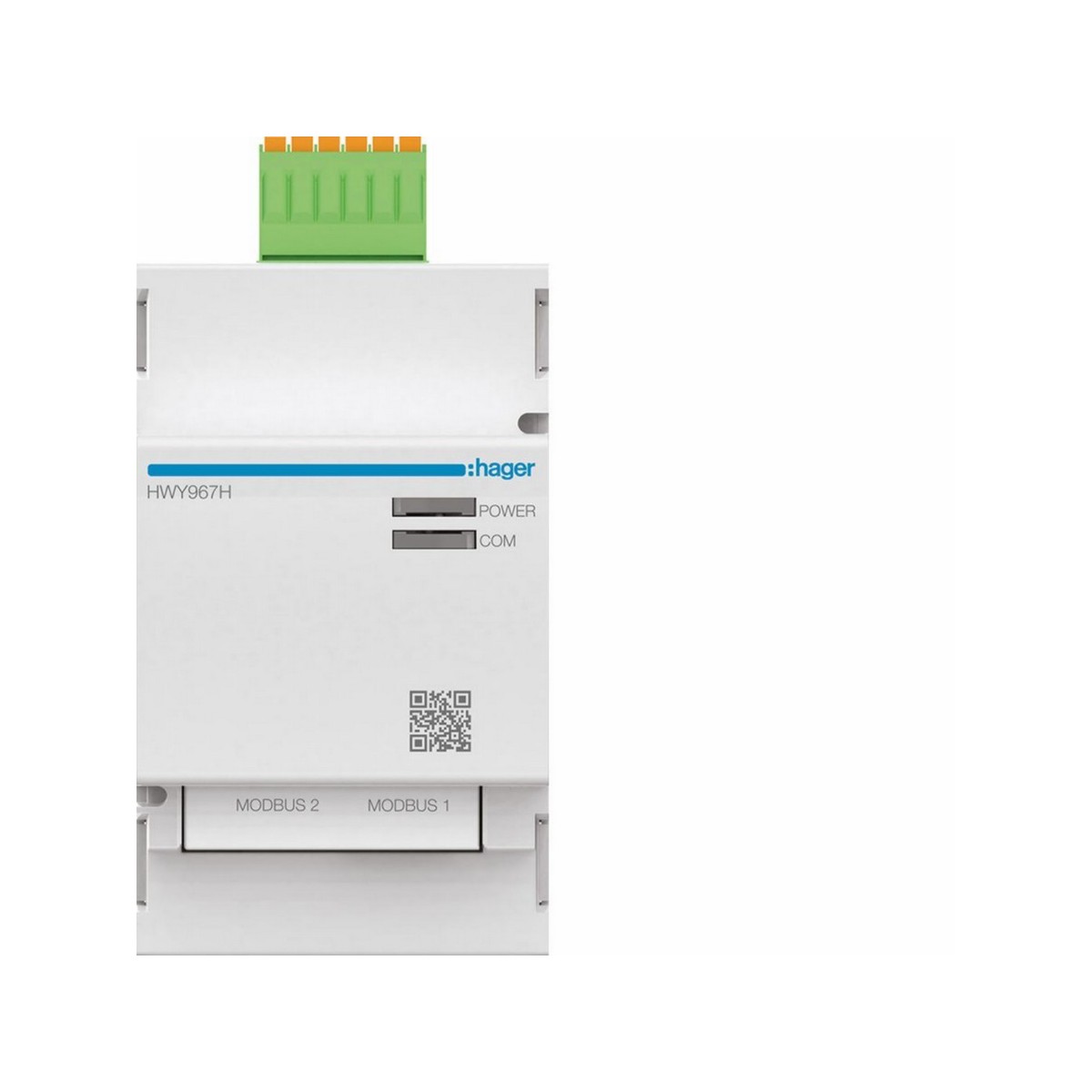 Module de communication Modbus RTU pour boitier moulé h3+ PW1600 - HAGER HWY967H 