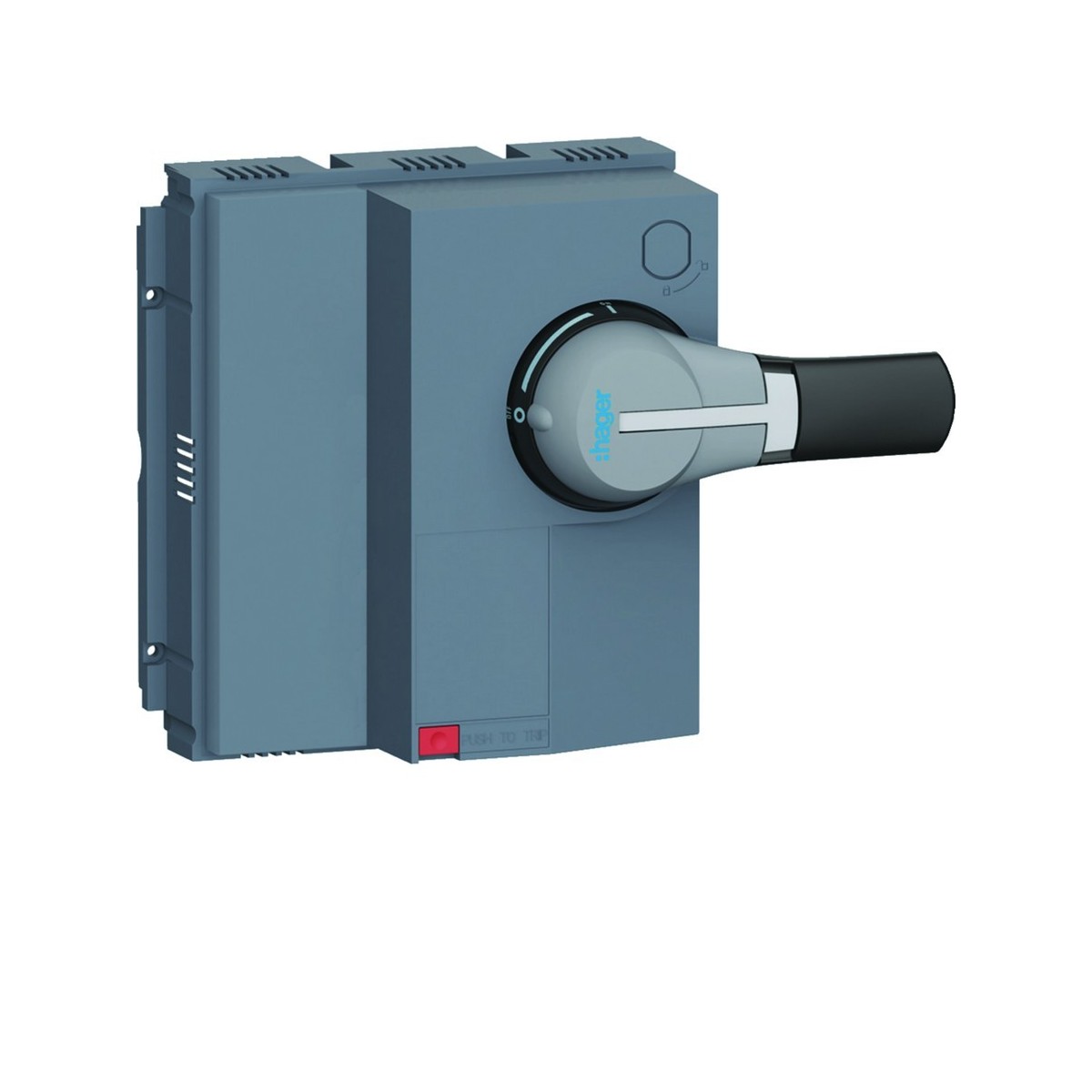 Commande rotative pour boitier moulé h3+ PW1600 en version interrupteur - HAGER HXH035H 